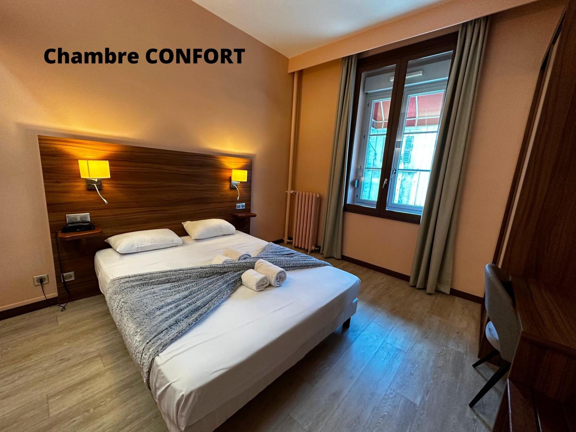 Hotel Terminus - Pizzeria Pizz'A Gogo - Salle De Sport - Face A La Gare Lons-le-Saunier Eksteriør bilde