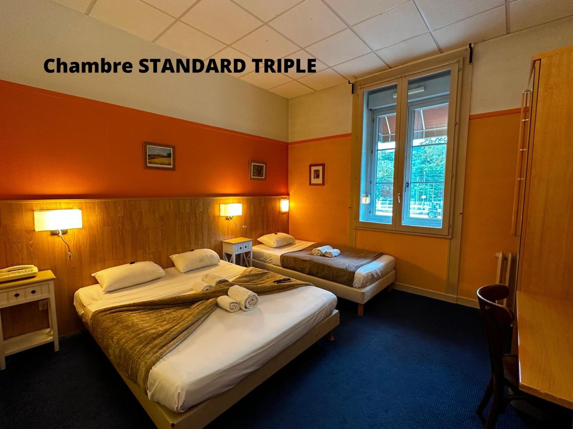 Hotel Terminus - Pizzeria Pizz'A Gogo - Salle De Sport - Face A La Gare Lons-le-Saunier Eksteriør bilde